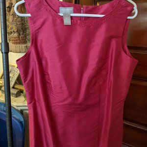 Fuchsia Sleeveless Silky Tank Top Sz 8